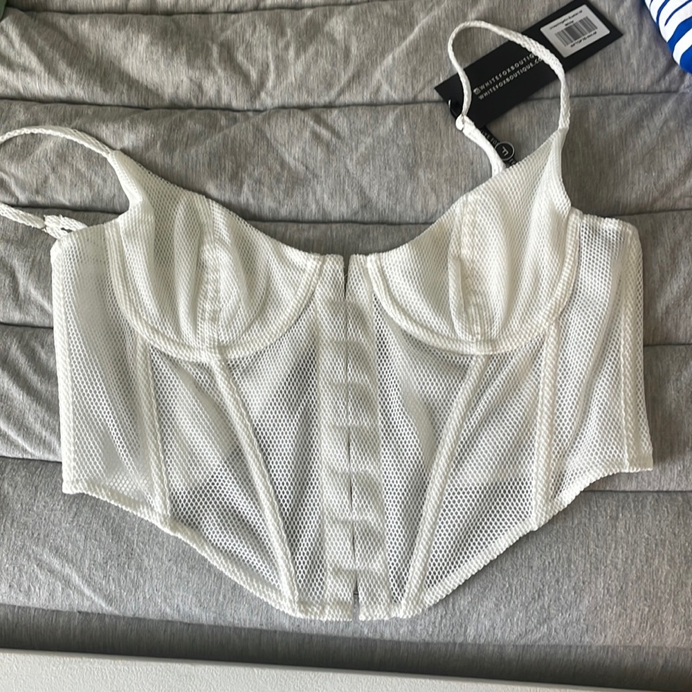 White corset!!